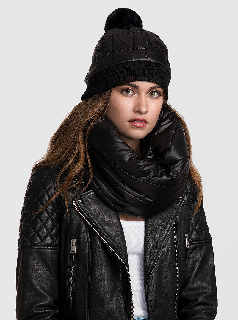 POLYESTER SOFT PADDED SNOOD SCARF