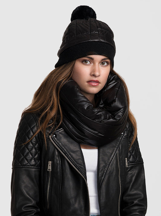 POLYESTER SOFT PADDED SNOOD SCARF