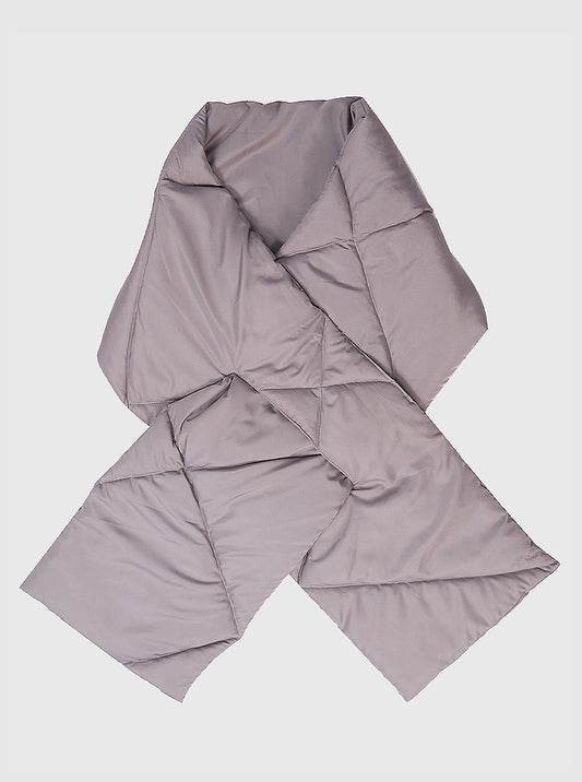 Padded Polyester Soft Puffer Scarf