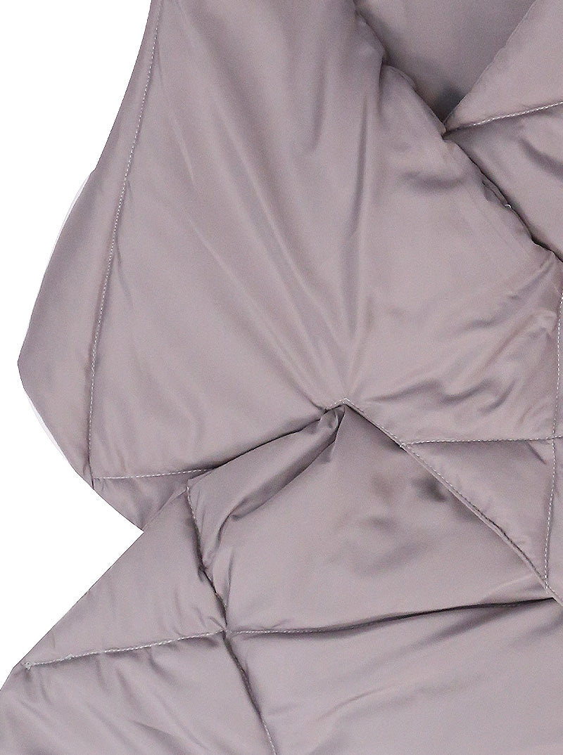 Padded Polyester Soft Puffer Scarf