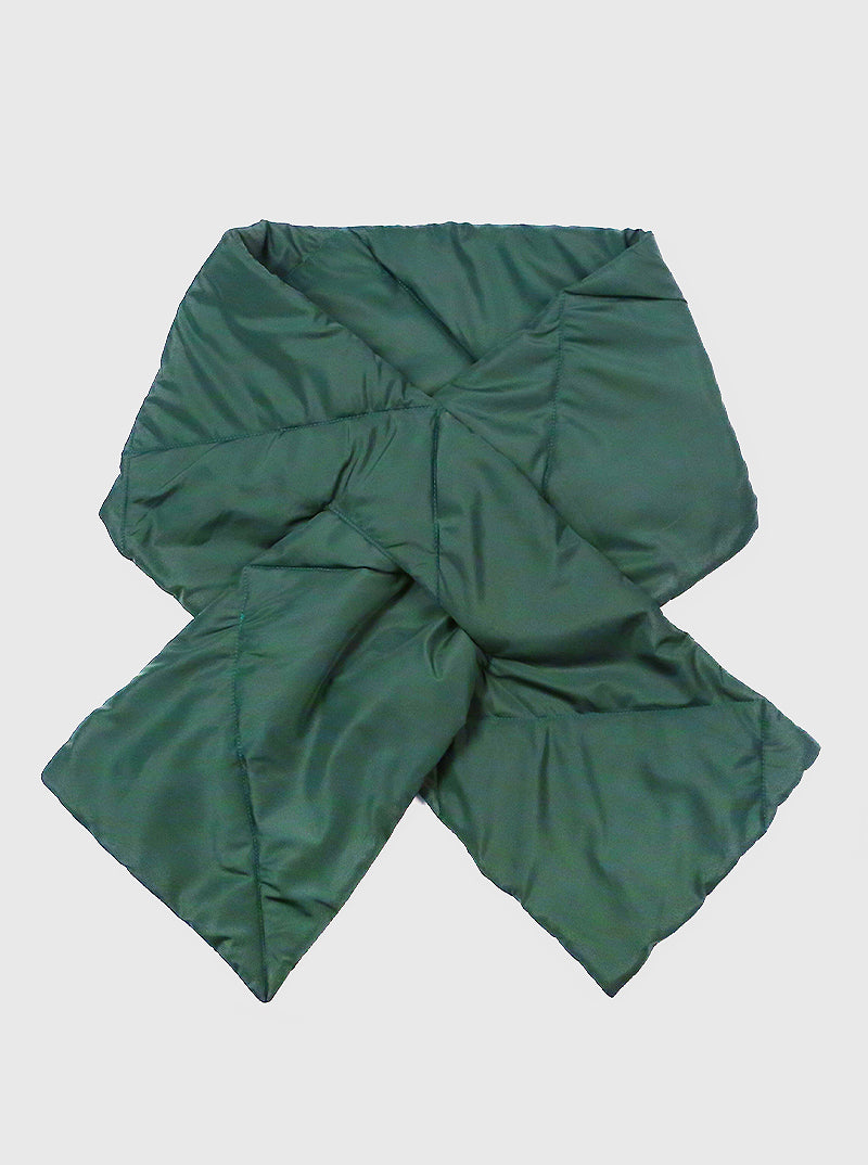 Padded Polyester Soft Puffer Scarf