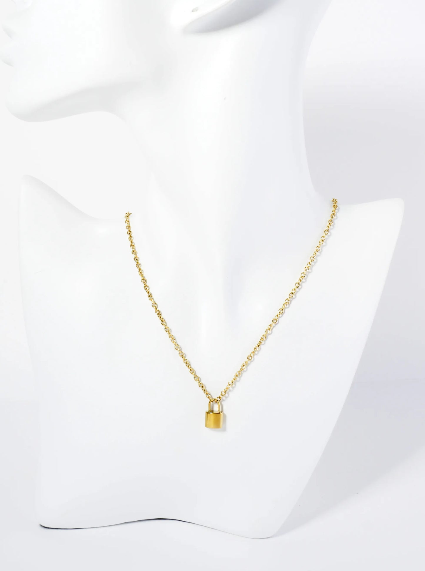 Padlock Pendant Hypoallergenic Stainless Steel Necklace