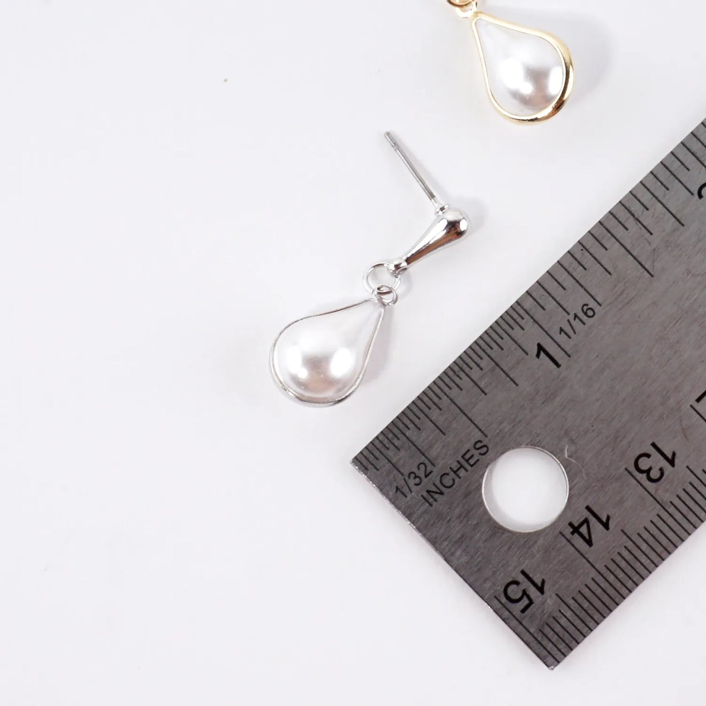 Pear Shaped Pearl Drop Earrings