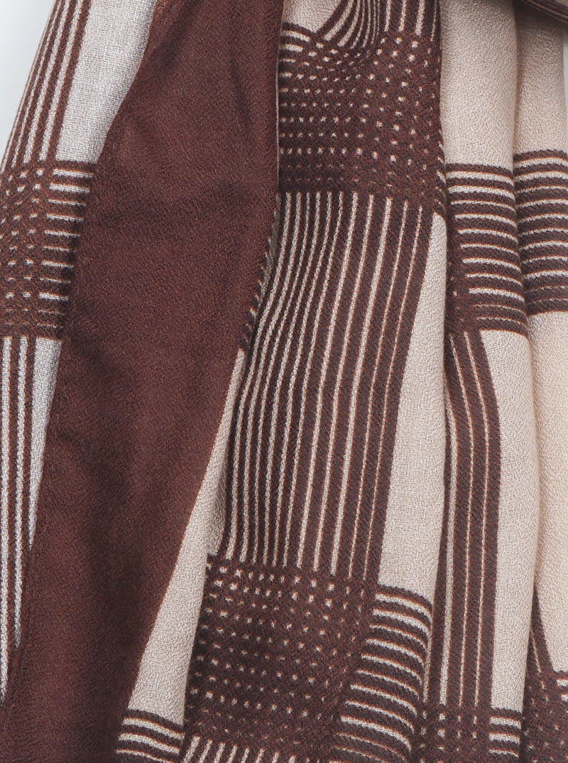 Plaid Pattern Lightweight Polyester Oblong Scarf