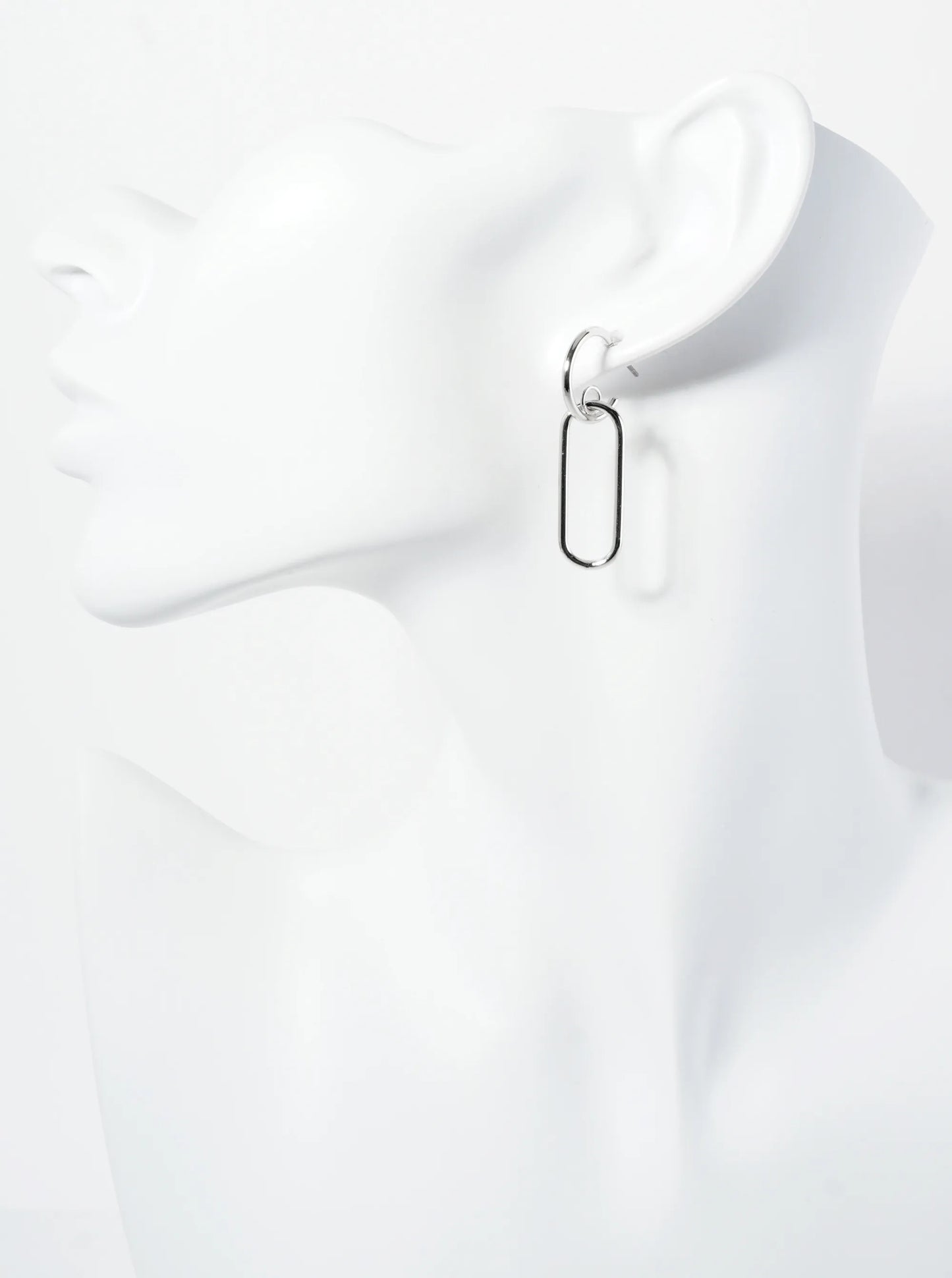 Polished 14K-Gold-Dipped Geometric Dangle Earrings