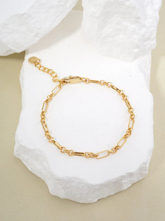 Polished Artistic Chain Delicate Bracelet