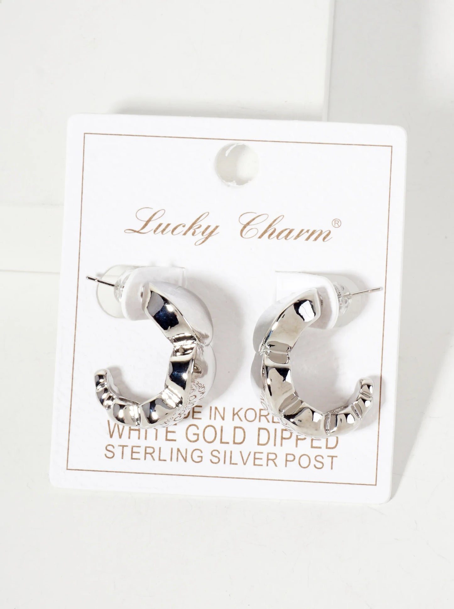 Polished Brass Graduated Ball-Shaped 23mm 18K-Gold-Dipped Open Hoop Earrings