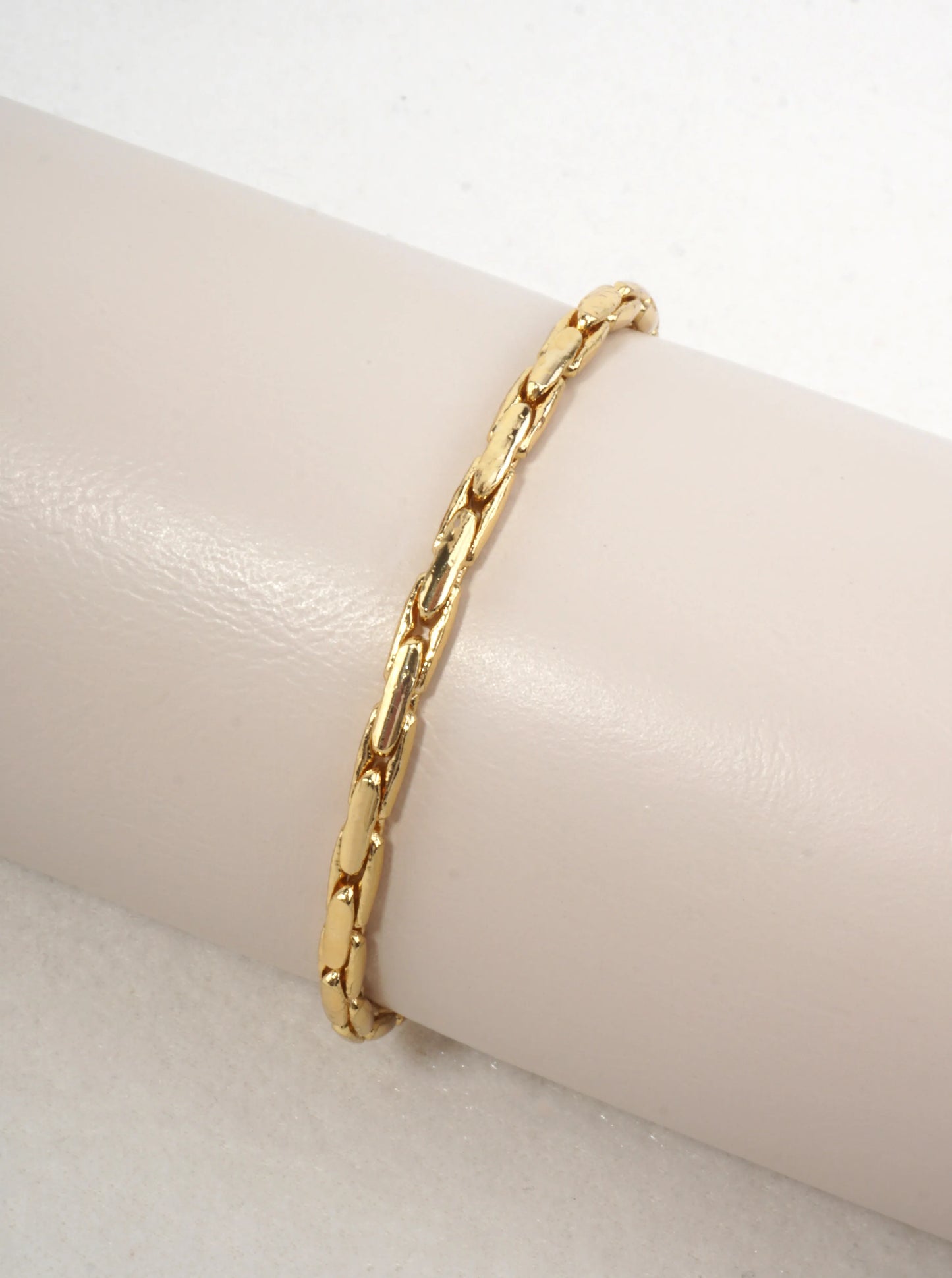 Polished Delicate Artistic Chain Bracelet