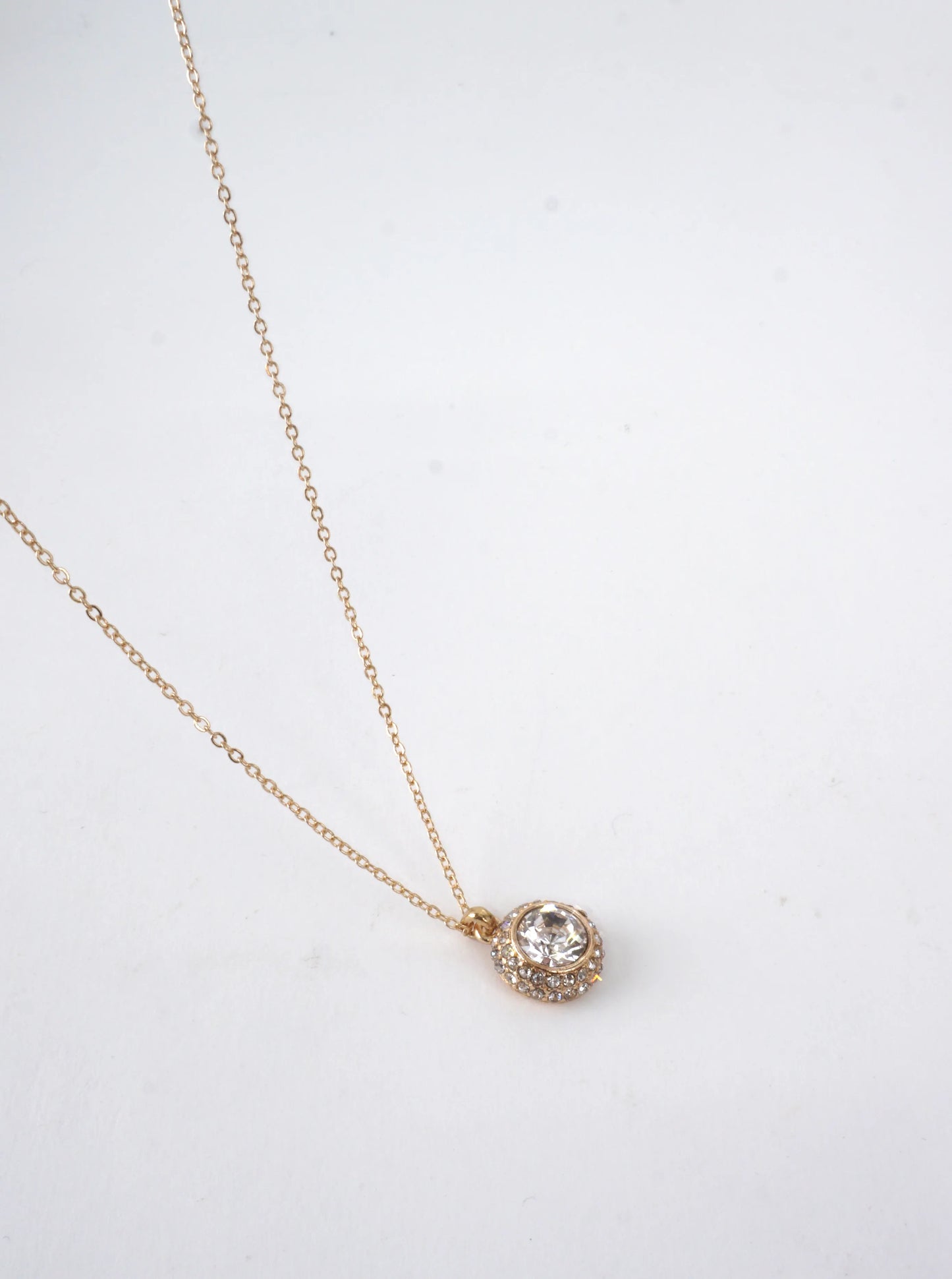 Polished Geometric Pendant Necklace