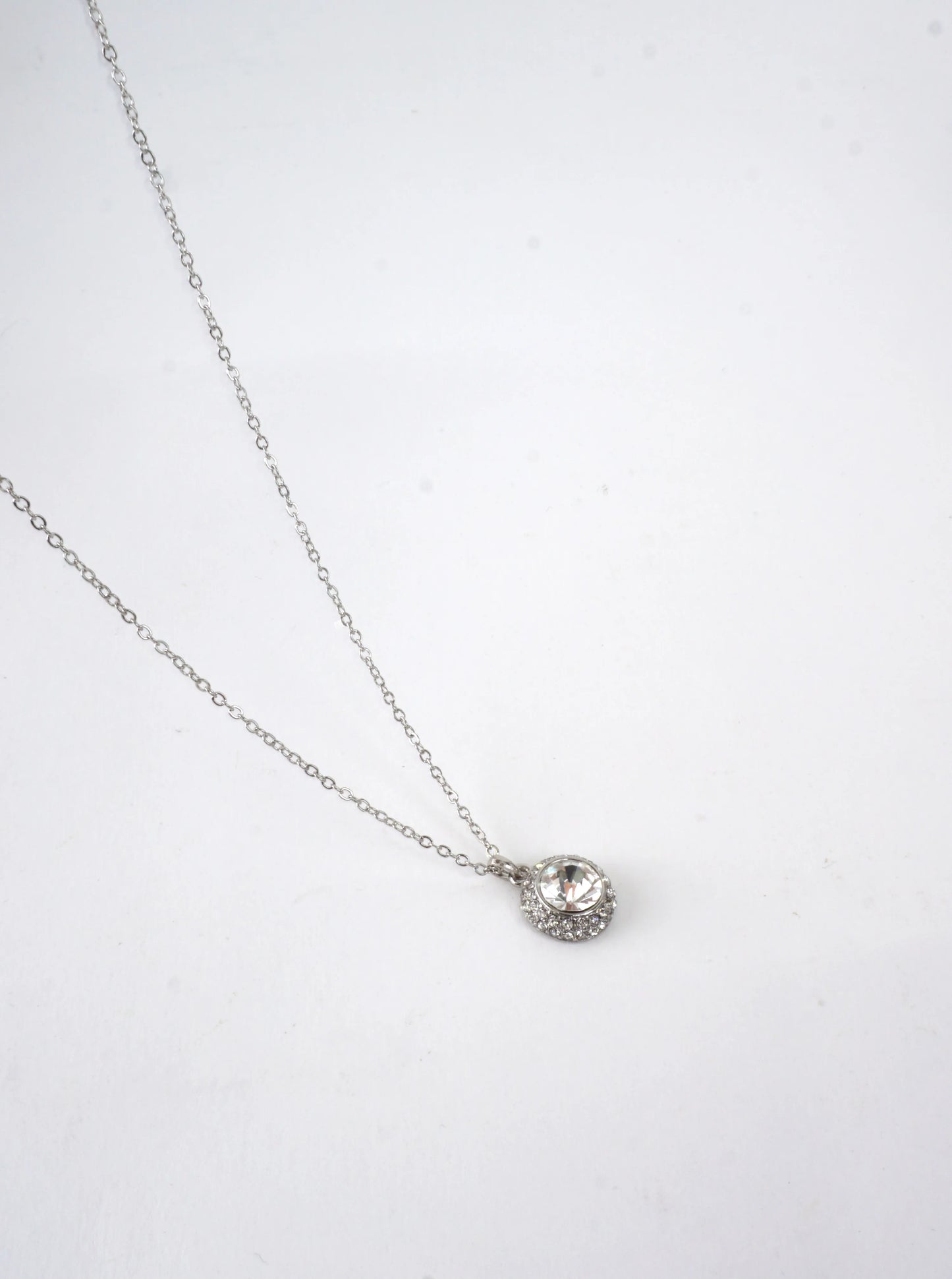 Polished Geometric Pendant Necklace