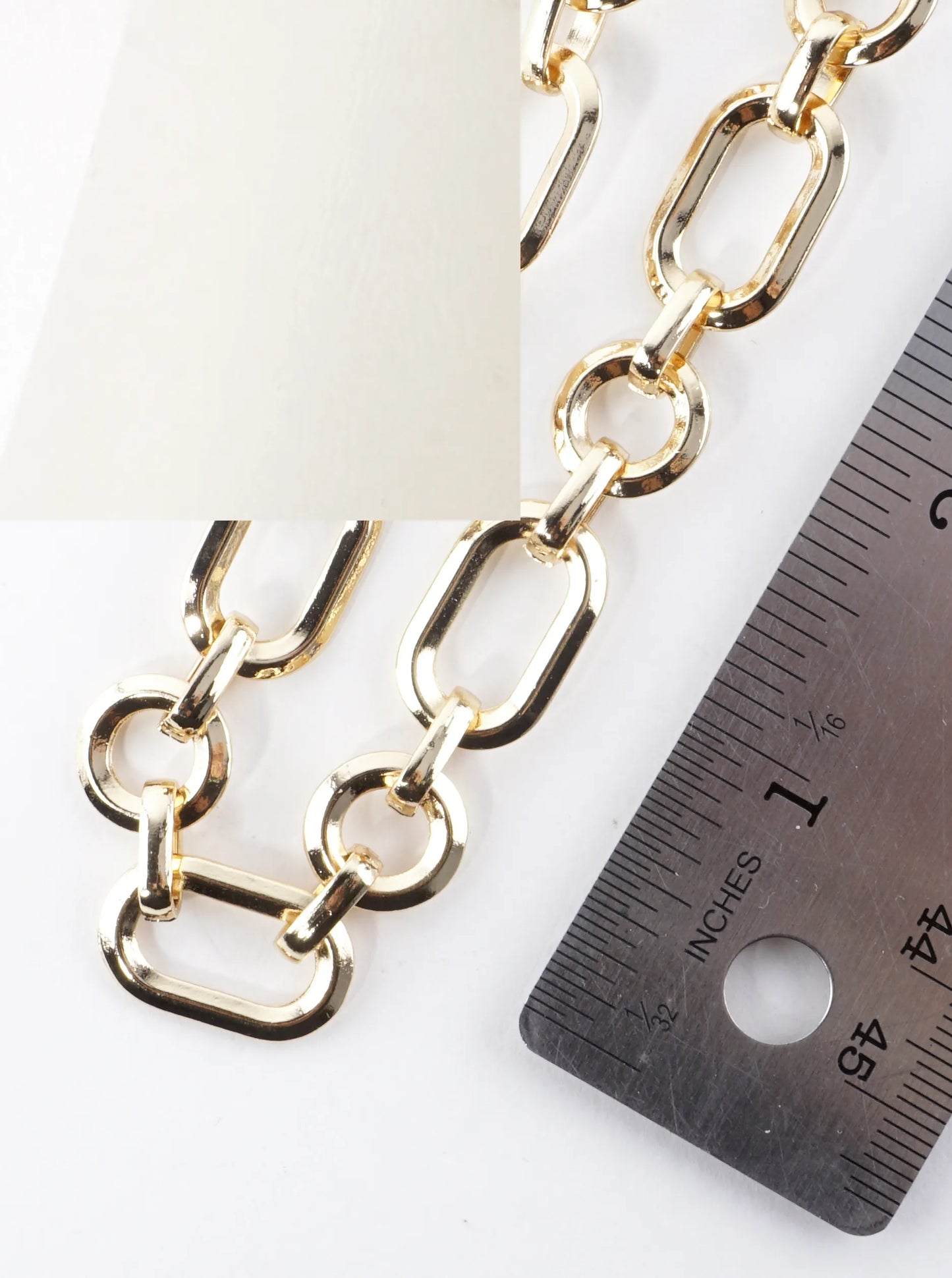 Polished Oval Link Chain Necklace