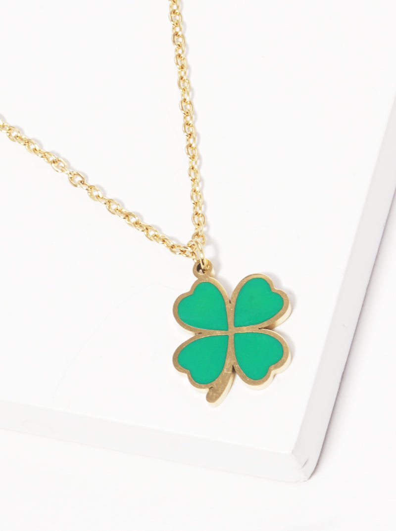 Premium Stainless Steel Clover Pendant Necklace