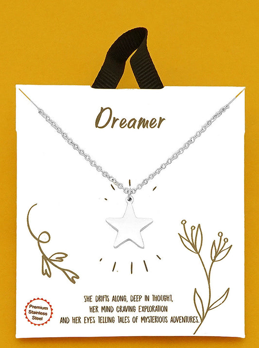 Premium Stainless Steel Star Pendant Necklace