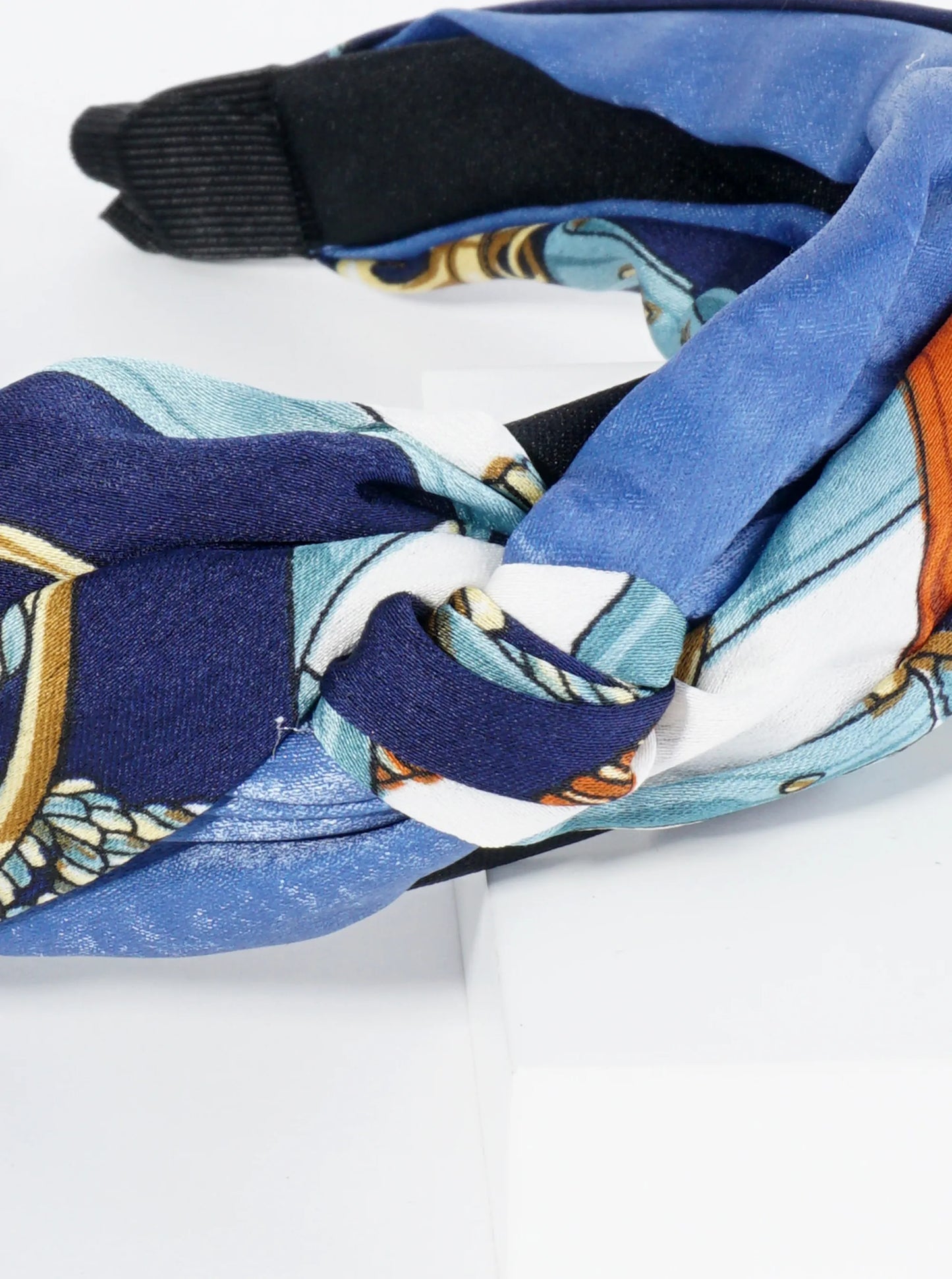 Printed Fabric Top Knotted Headband