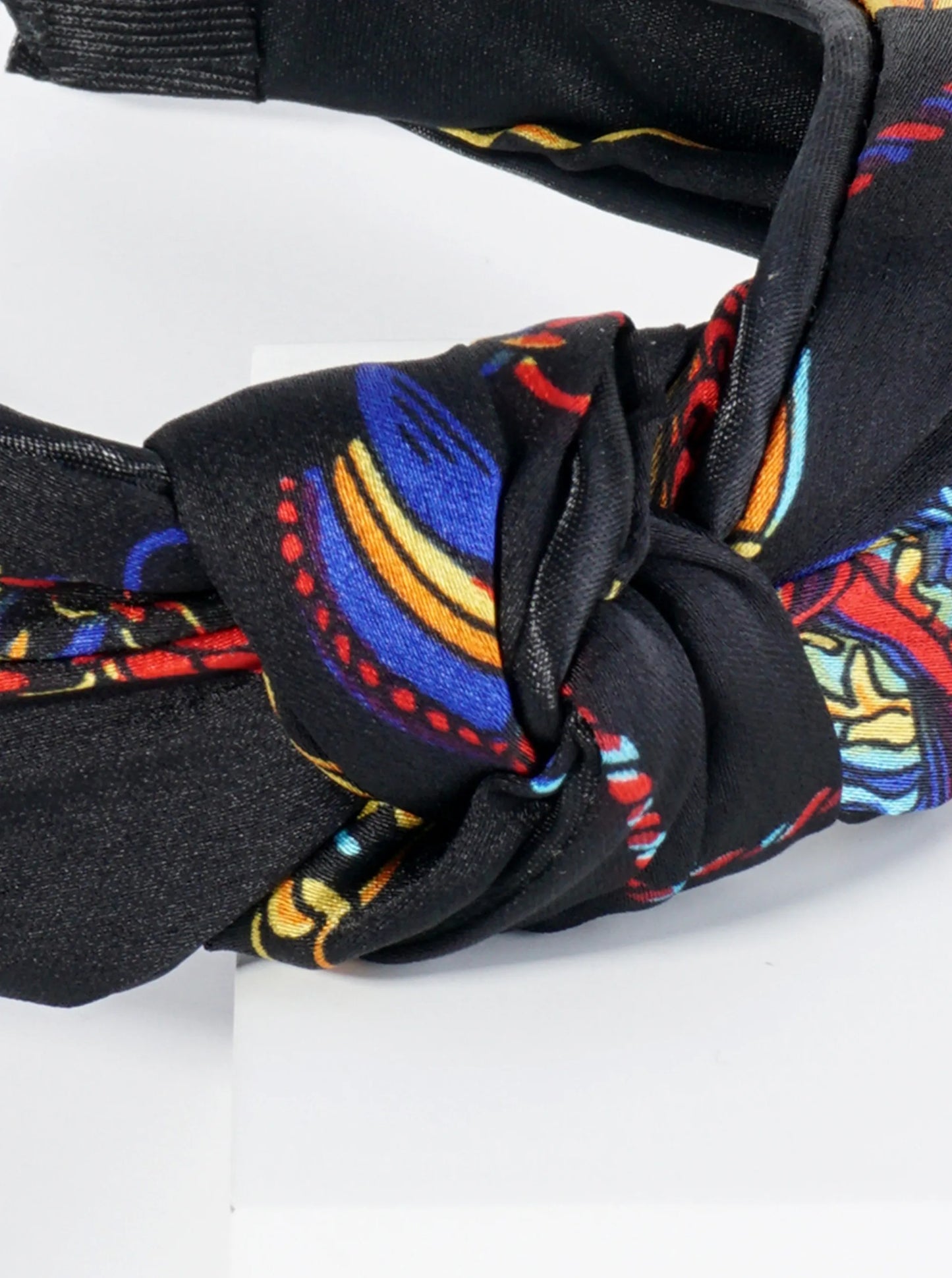 Printed Fabric Top Knotted Headband