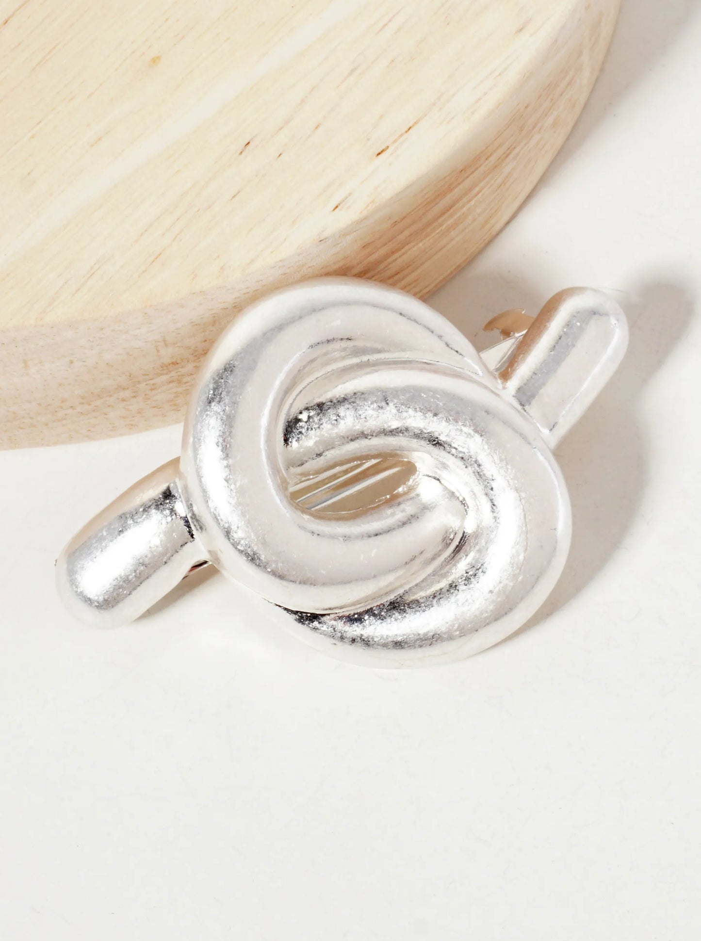 Puffy Knot Metal Casting Hair-Pin