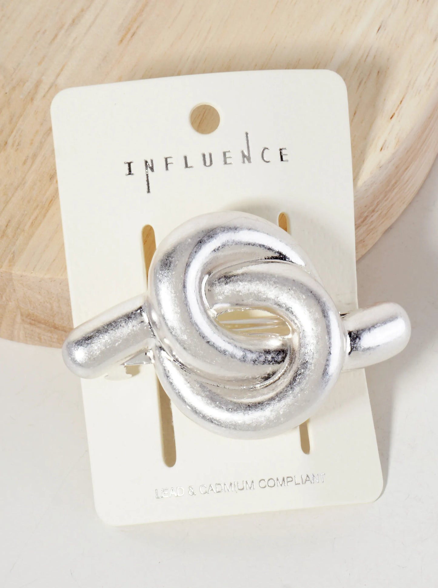 Puffy Knot Metal Casting Hair-Pin