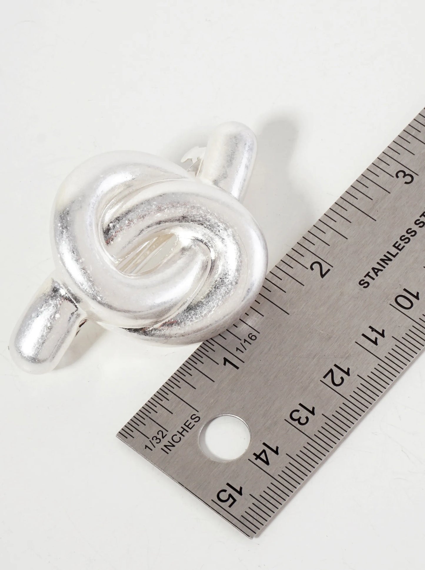 Puffy Knot Metal Casting Hair-Pin