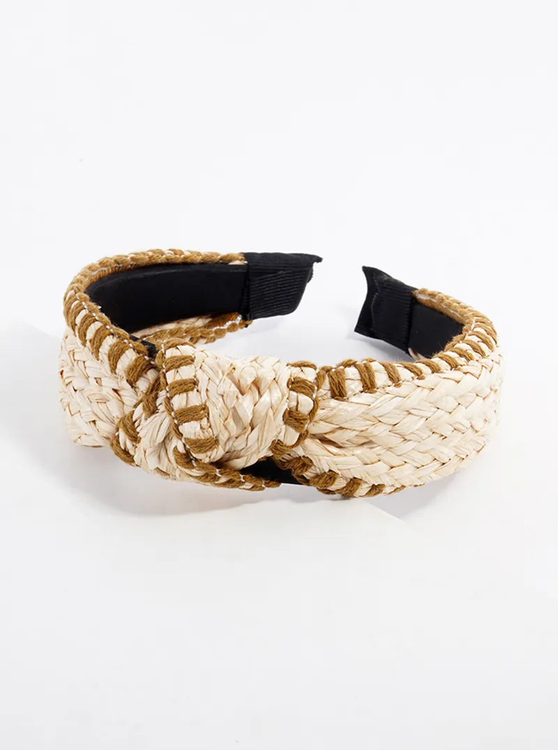 Raffia Knotted Headband