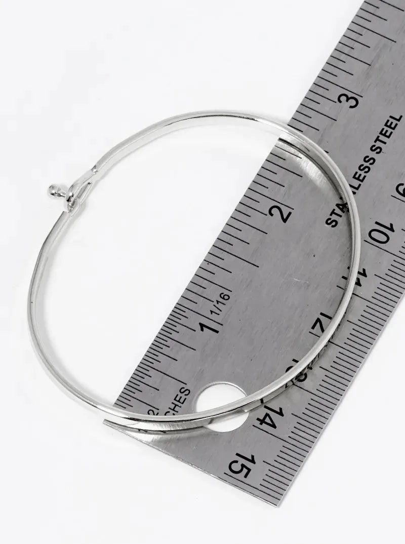 Relax Engraved Inspirational Bangle Bracelet