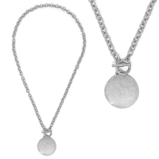 Round Pendant Necklace