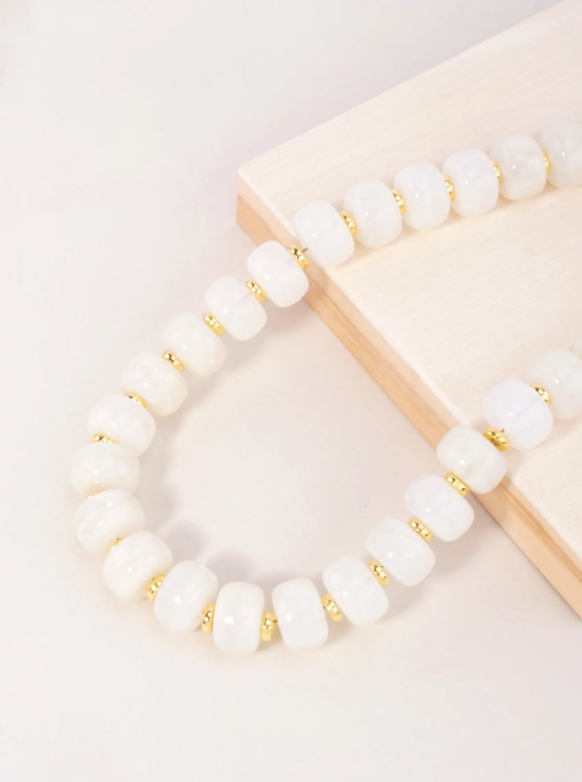 Tropical Marbled Acrylic Bead Necklace