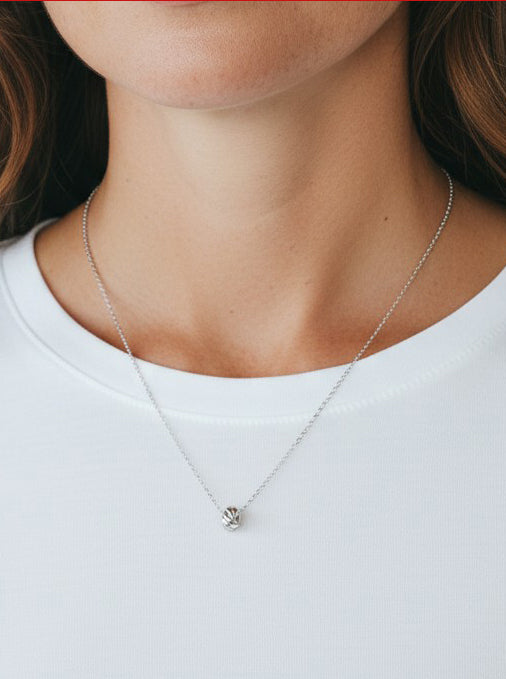 Sculptural Knot Pendant Necklace