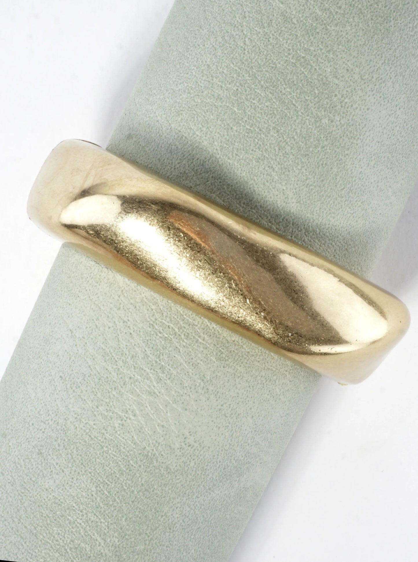Sculptural Square Hinge Bangle Bracelet