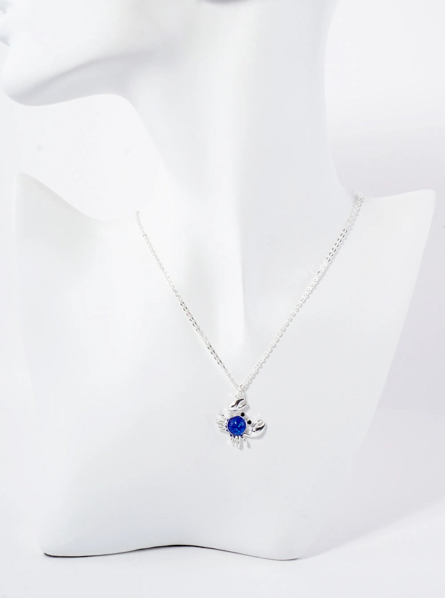 Sea-Life Crab Pendant 16-inch Necklace