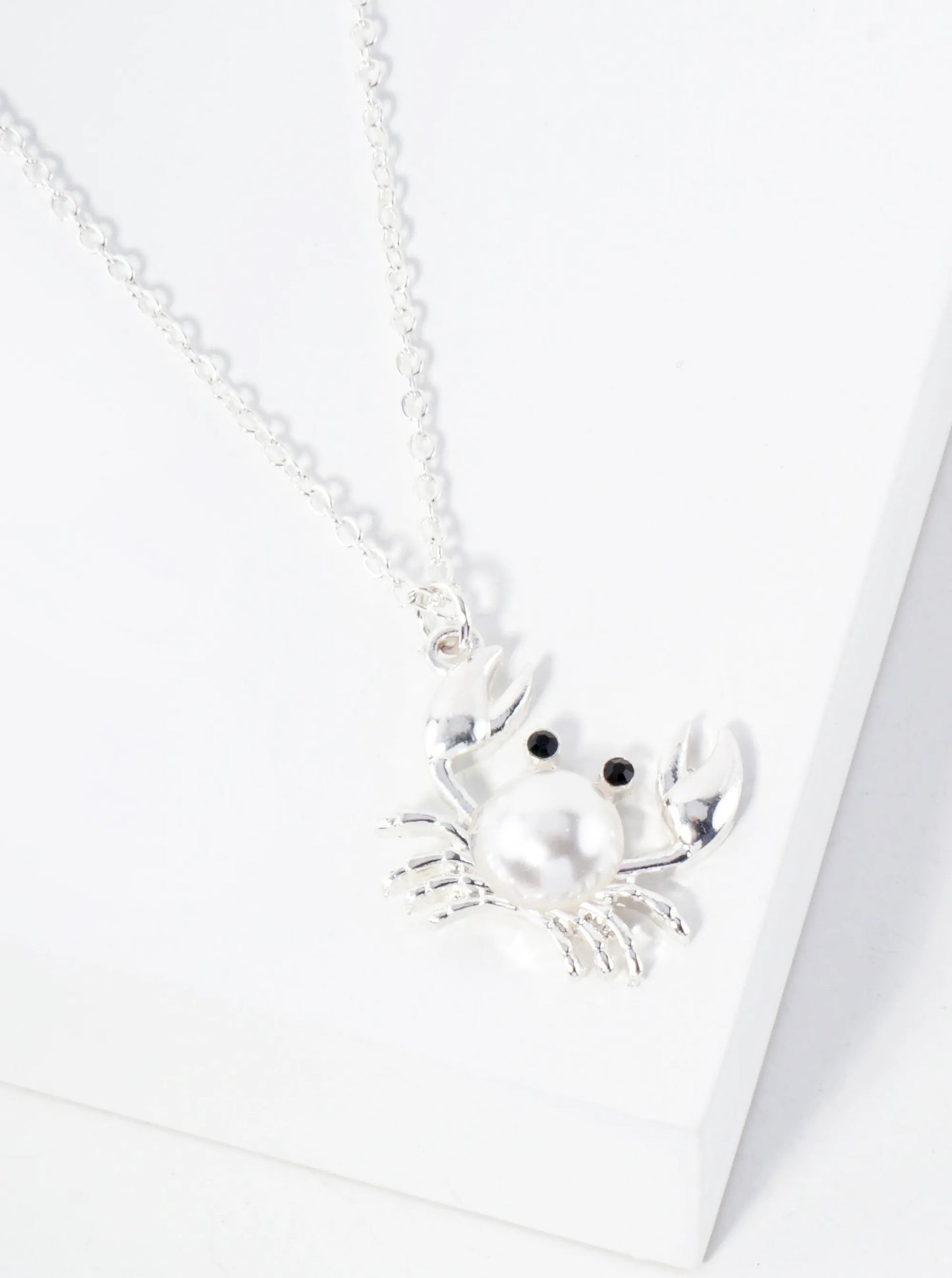 Sea-Life Crab Pendant 16-inch Necklace
