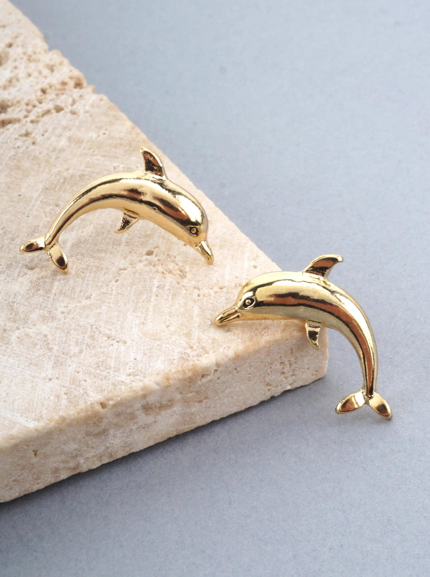Sea Life Dolphin Stud Earrings