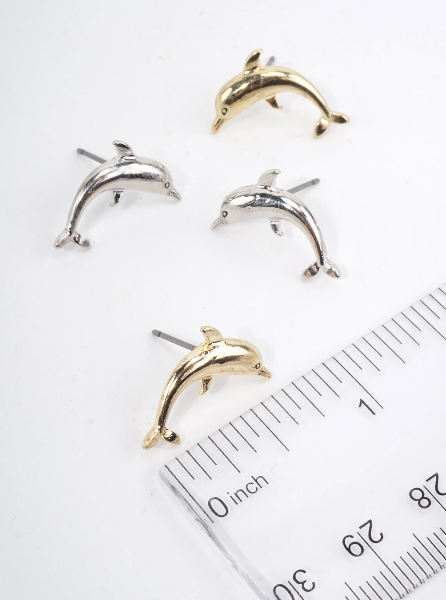 Sea Life Dolphin Stud Earrings