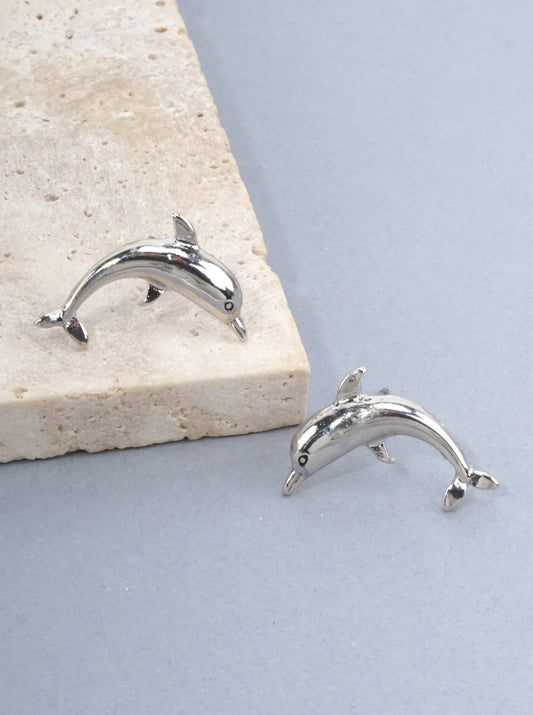 Sea Life Dolphin Stud Earrings