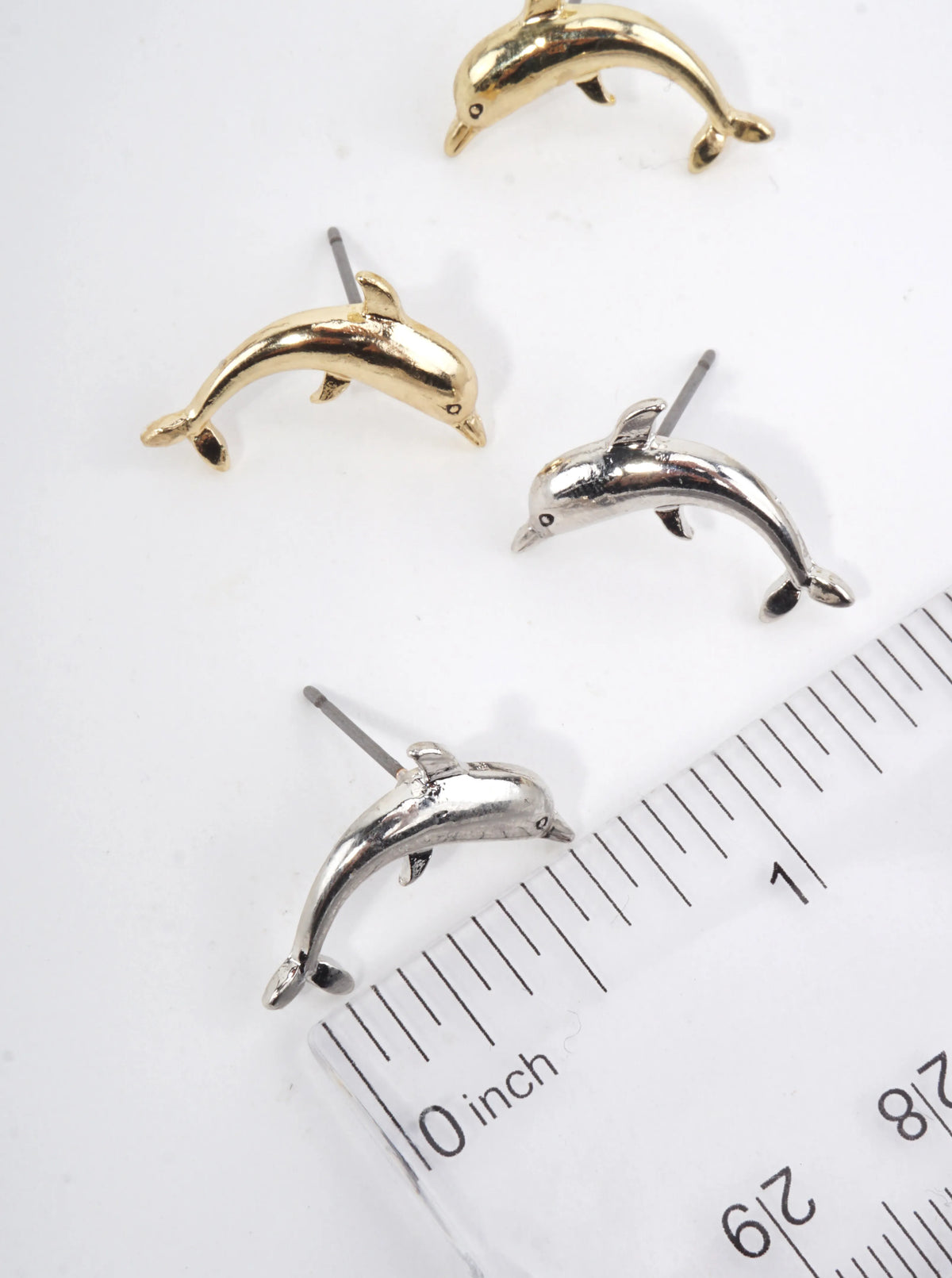 Sea Life Dolphin Stud Earrings