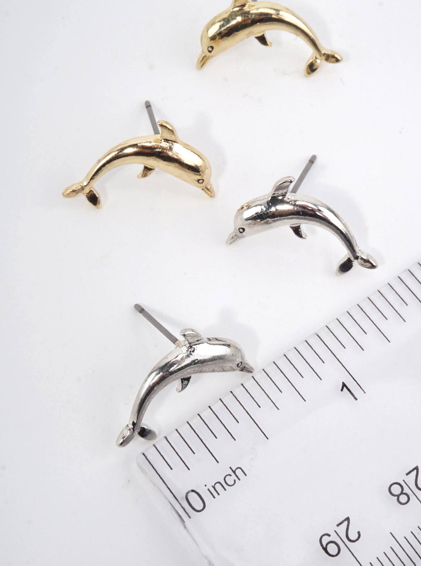 Sea Life Dolphin Stud Earrings