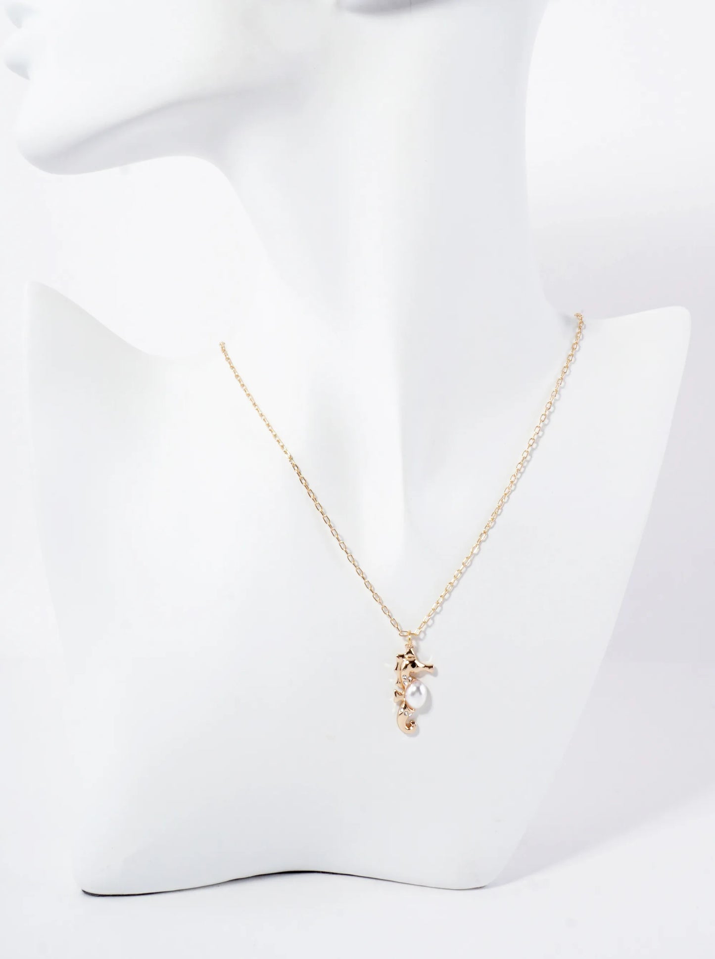Sea-Life Seahorse Pendant 16-inch Necklace