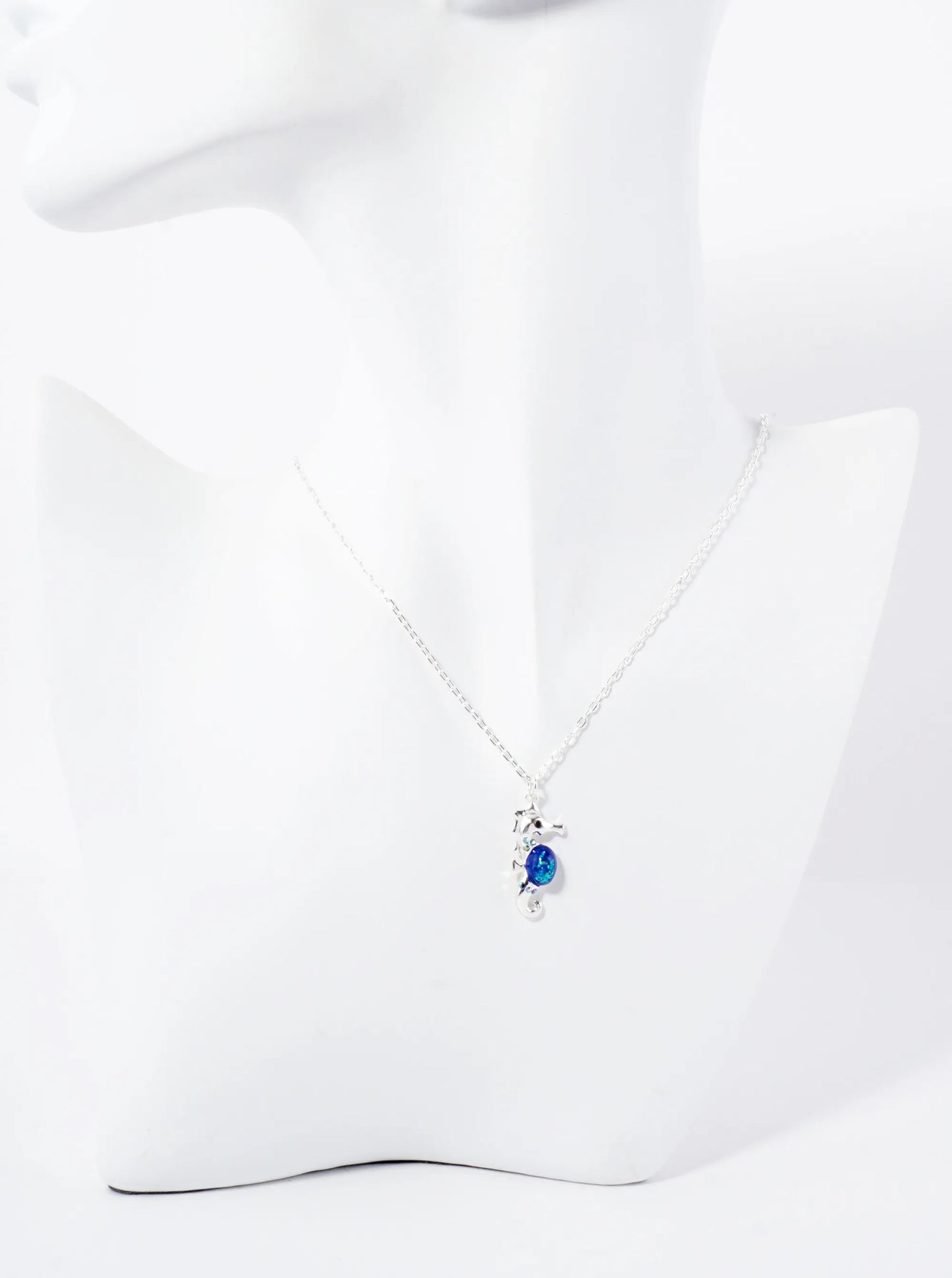 Sea-Life Seahorse Pendant 16-inch Necklace