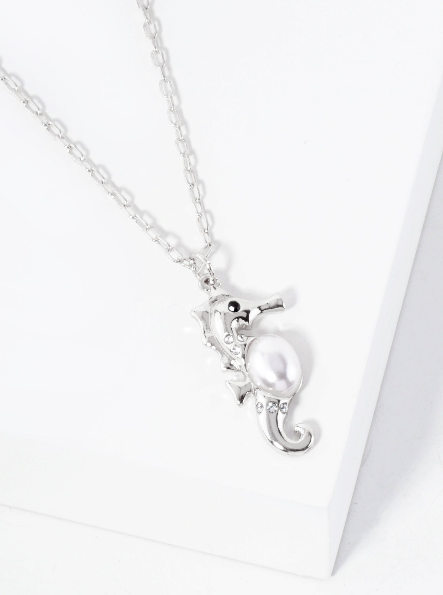 Sea-Life Seahorse Pendant 16-inch Necklace