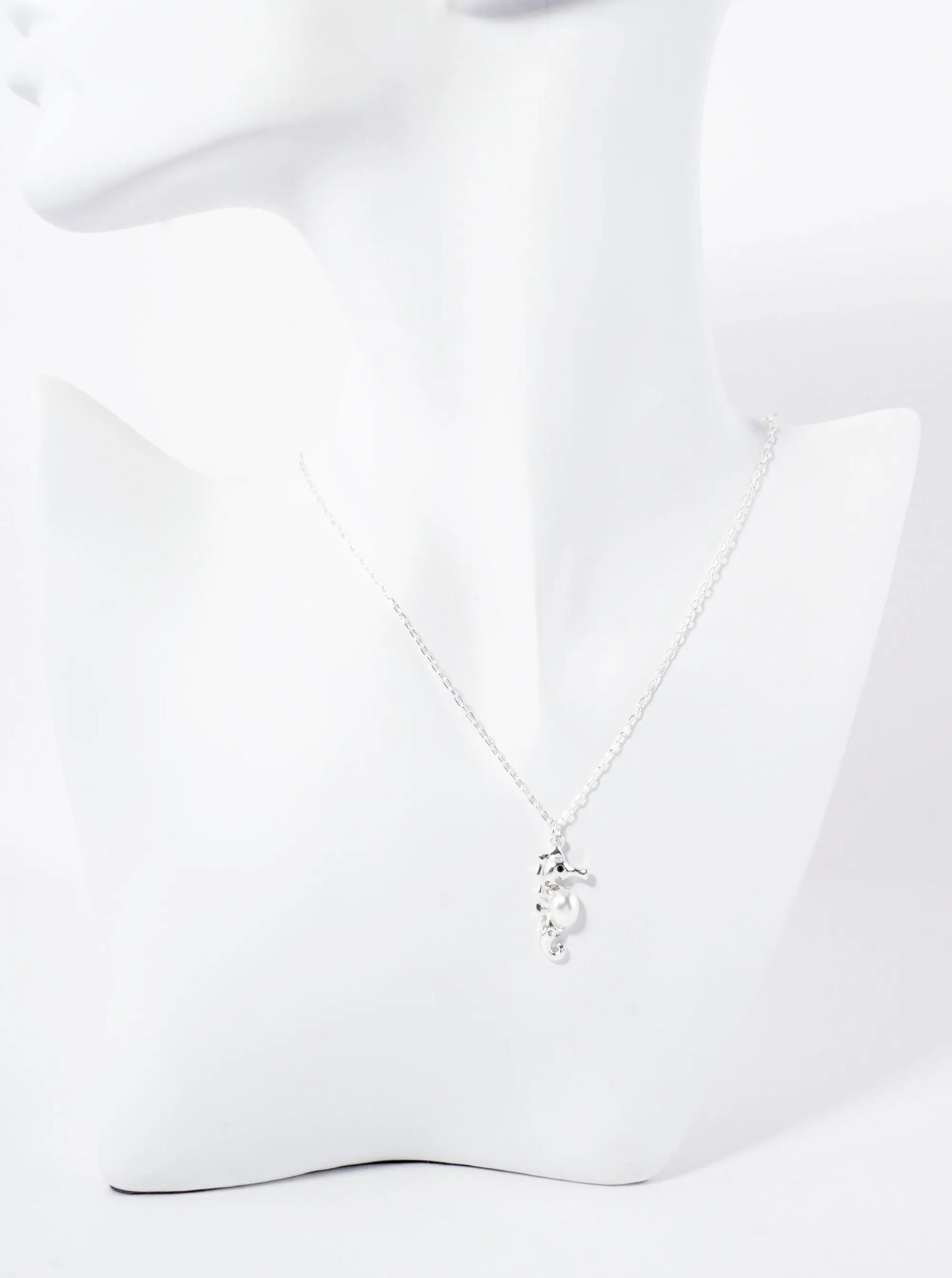 Sea-Life Seahorse Pendant 16-inch Necklace