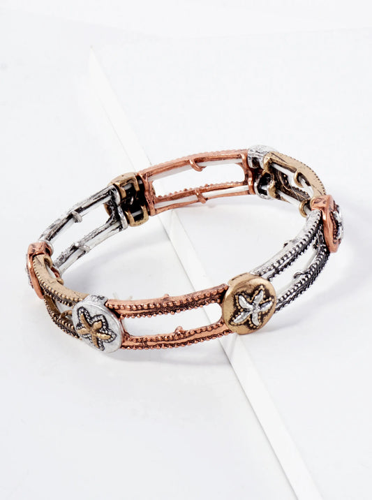 Sea-Life-Theme Starfish Stretch Bracelet