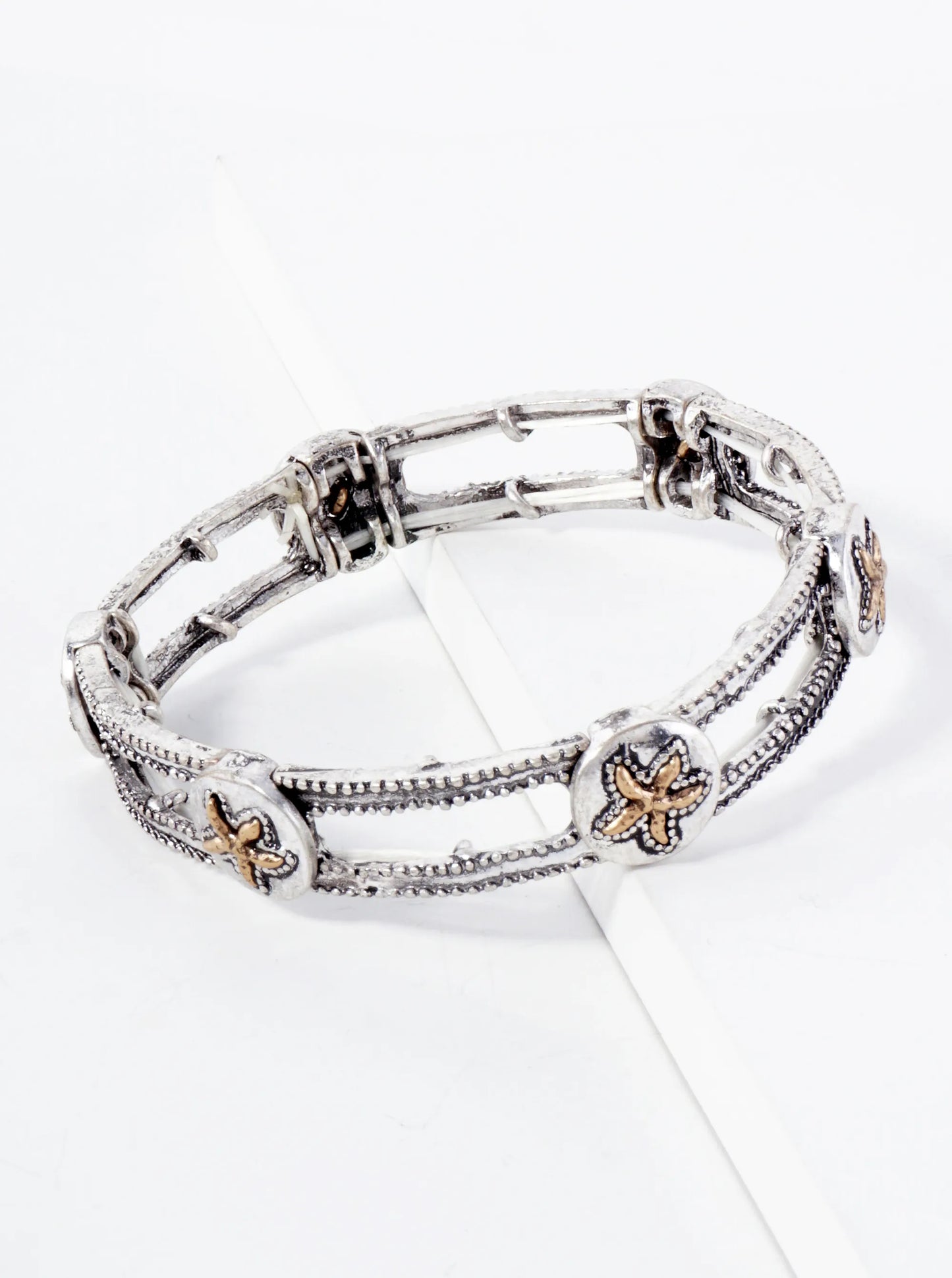 Sea-Life-Theme Starfish Stretch Bracelet