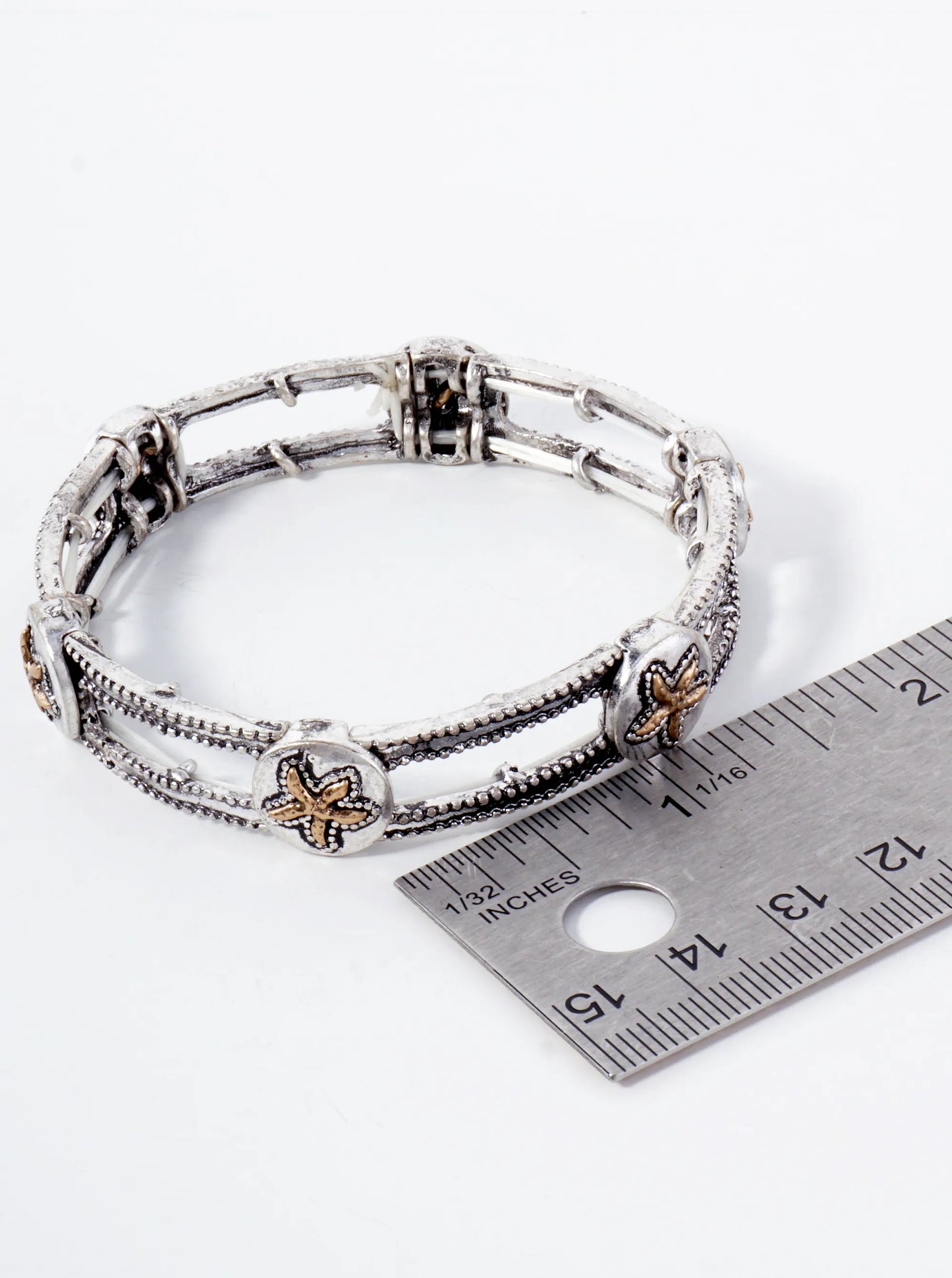 Sea-Life-Theme Starfish Stretch Bracelet