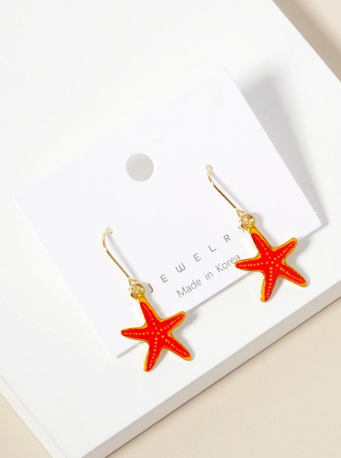Sea Life Themed Dangle Drop Earrings