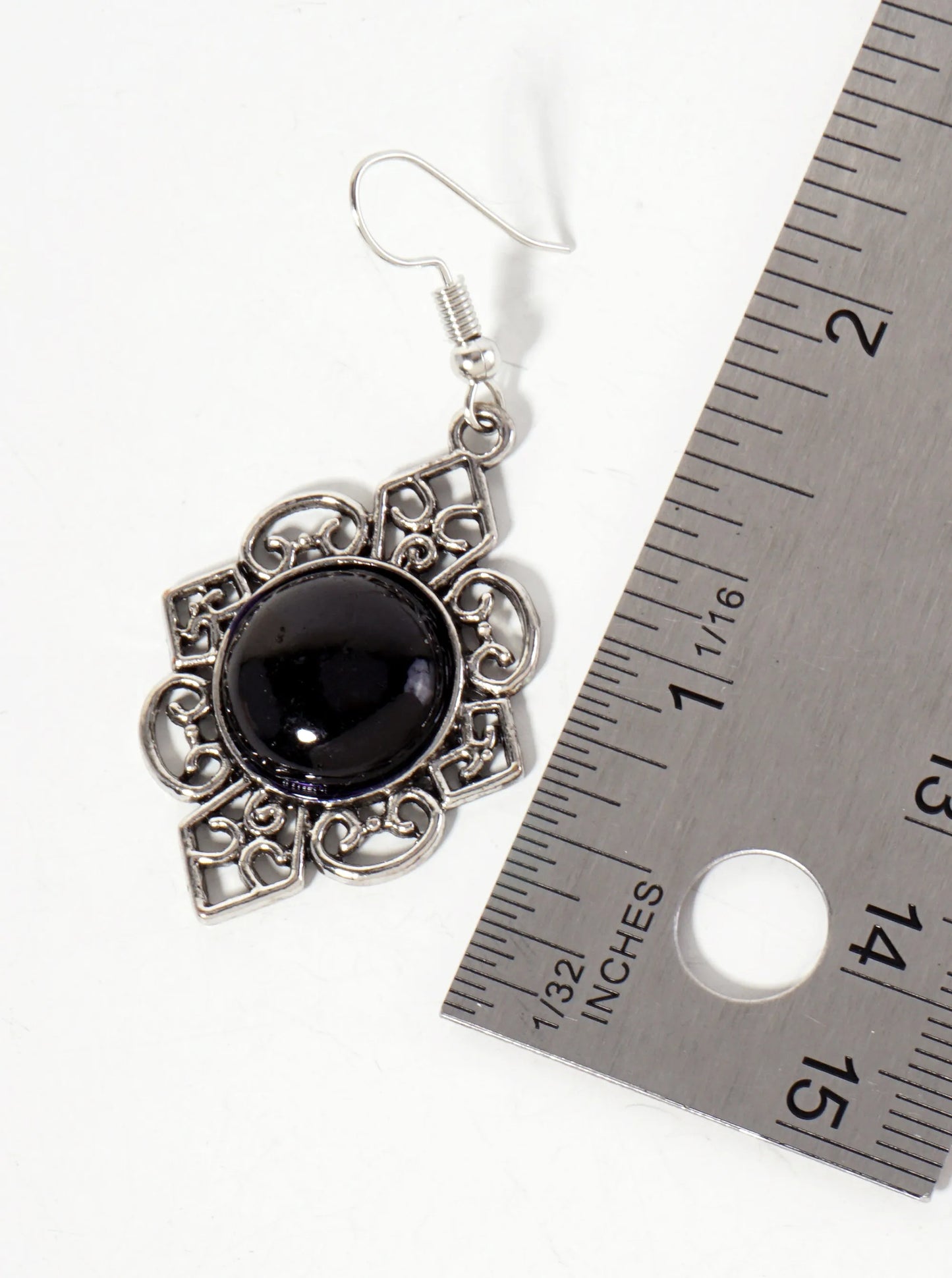 Semi-Precious Natural-Stone Artistic Dangle Earrings