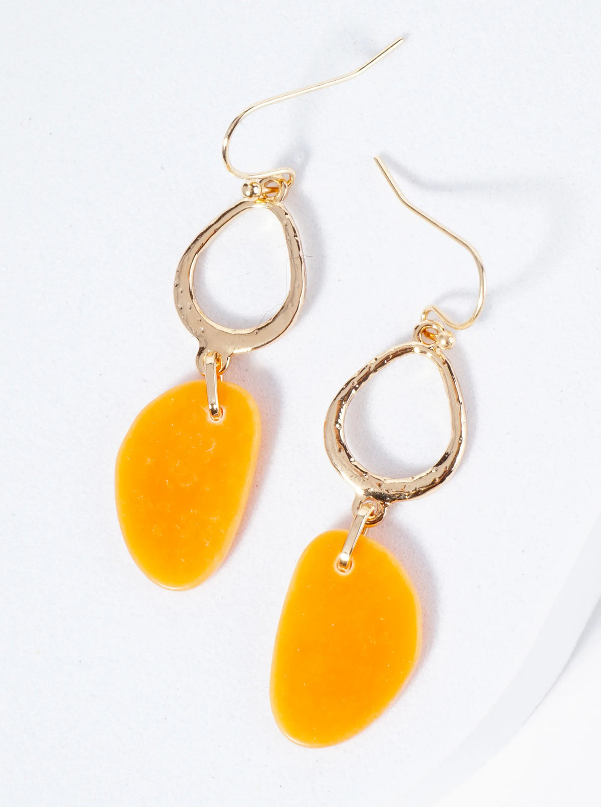 Semi-Precious Stone Drop Dangle Earrings