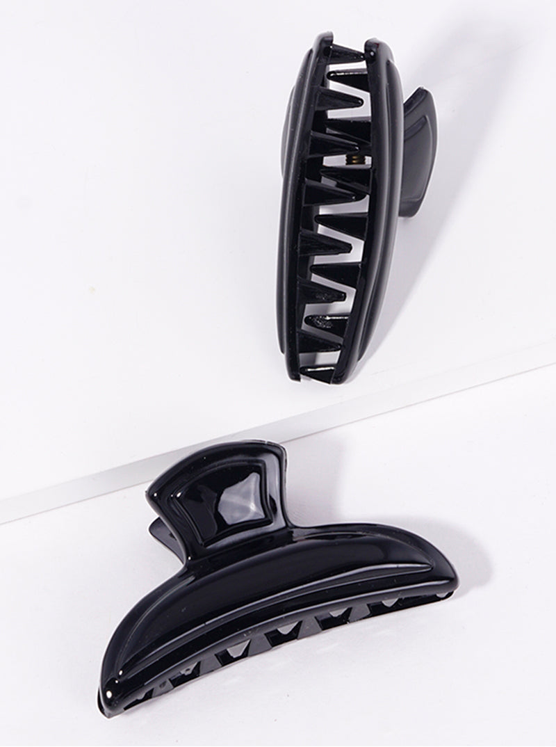 Set Of 2 Acetate Hair Claw Clips