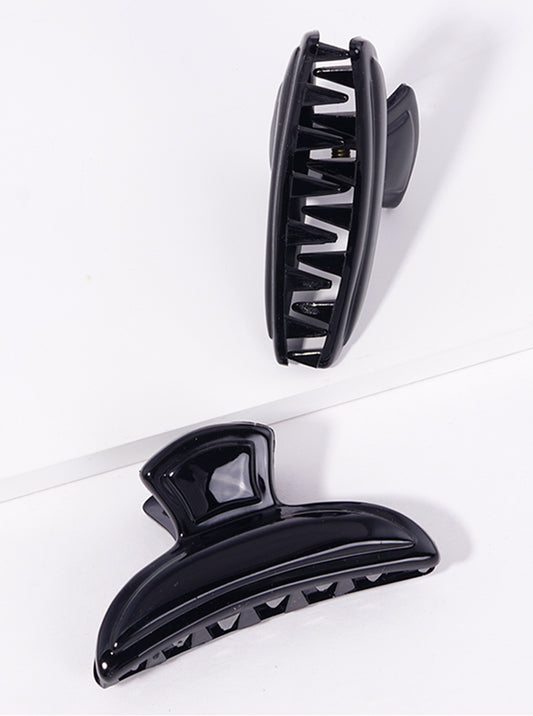 Set Of 2 Acetate Hair Claw Clips