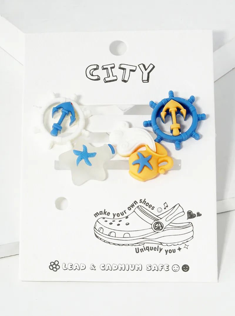 Set Of 4 Jibbitz Shoe Charms