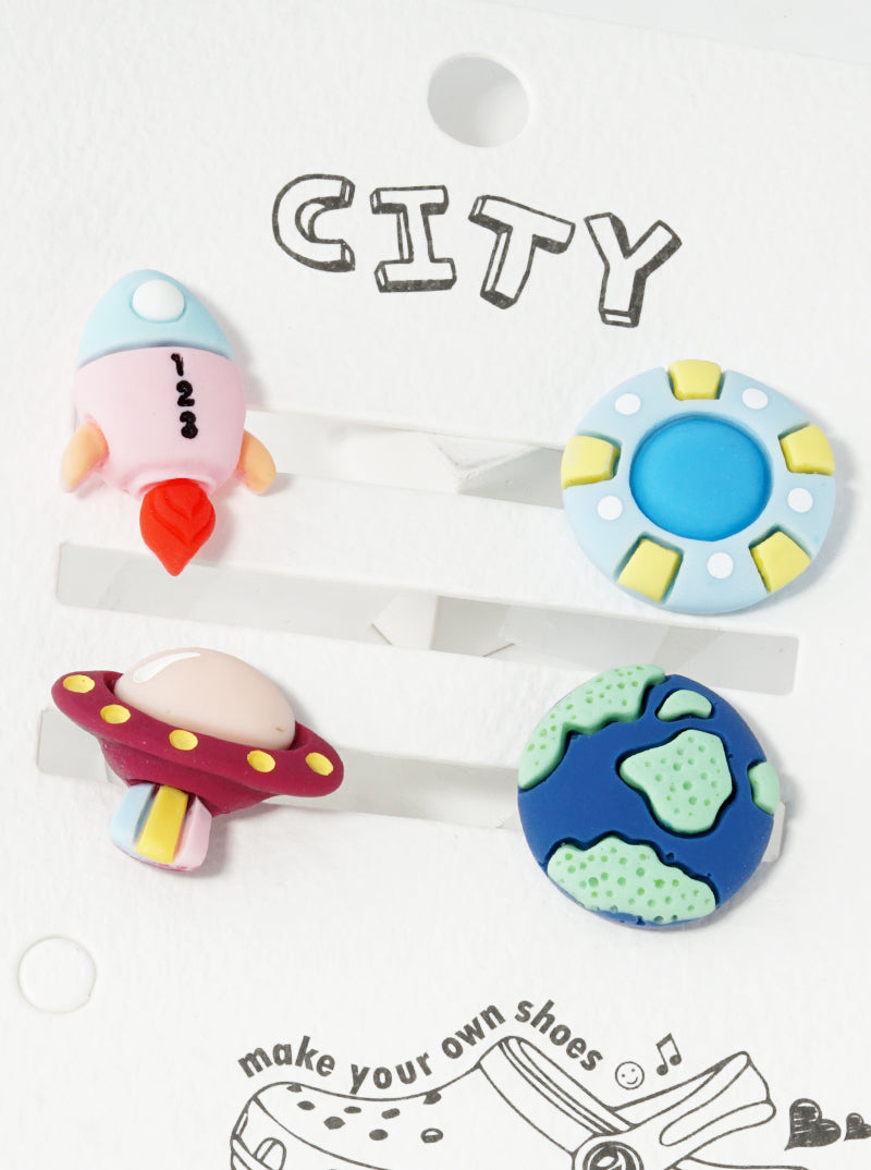 Set Of 4 Jibbitz Shoe Charms