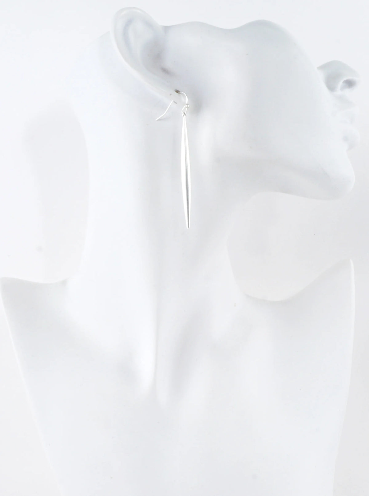 Sleek Sculptural Drop Earrings